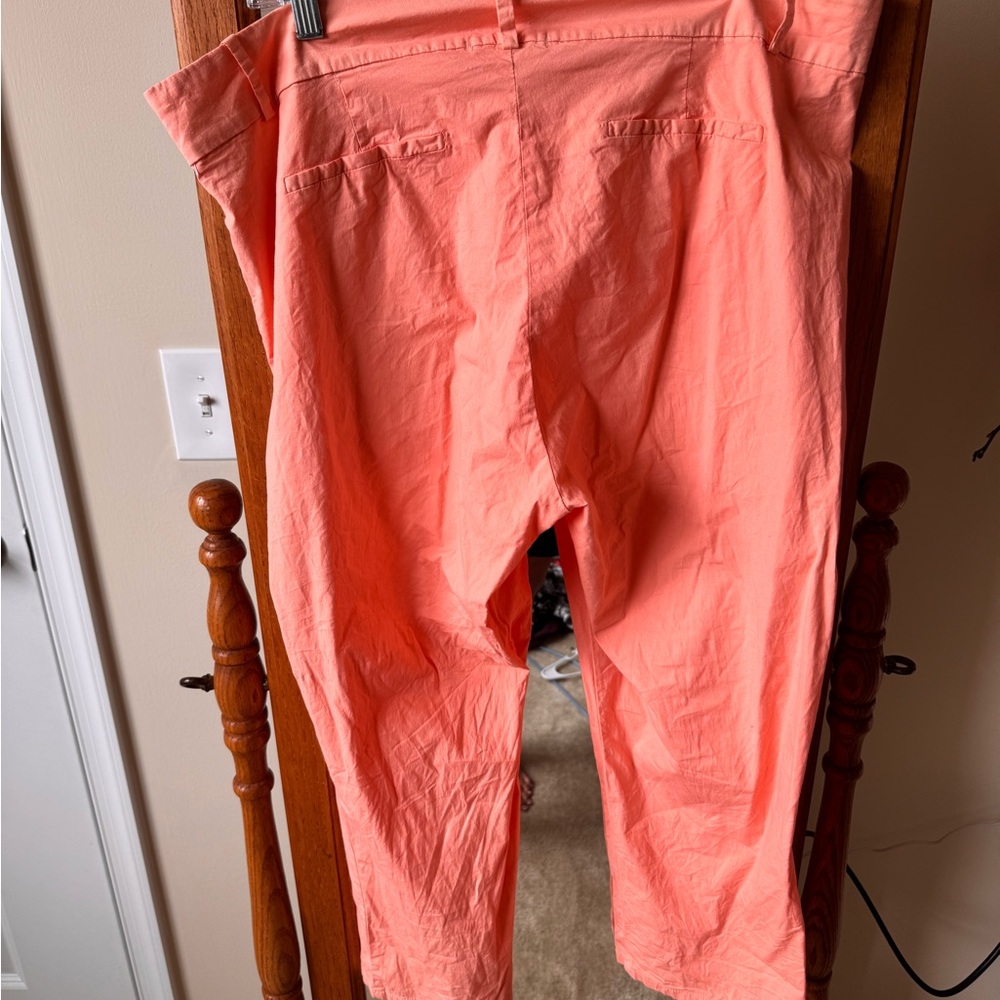 Fresh Produce Coral Cropped Pants